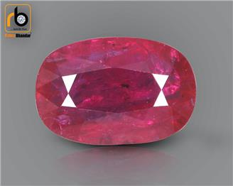 NATURAL RUBY (MANAK) (HEATED & TREATED) (MH) 1.74 CRT ( 29353 )